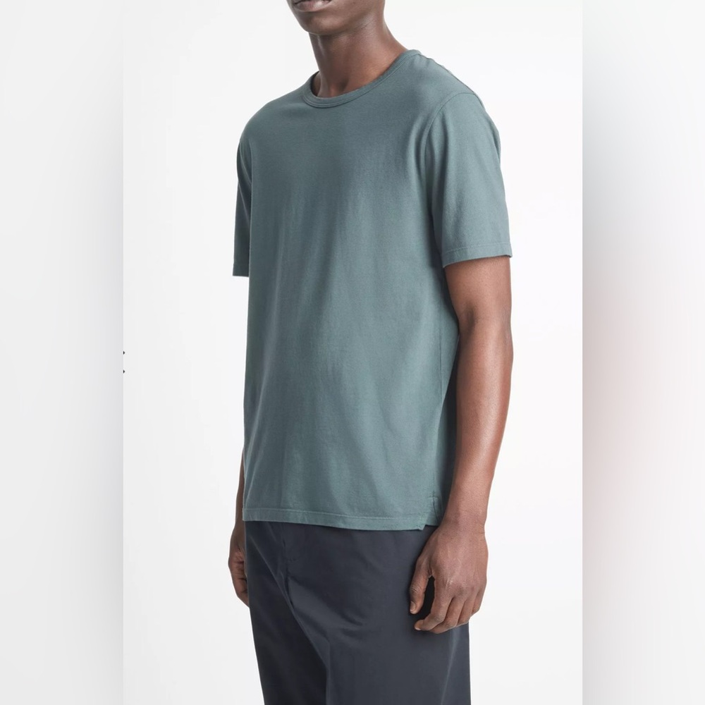 Vince Garment Dye Short-Sleeve Crew Neck T-Shirt
